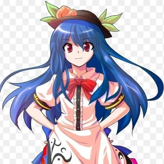 chat with ai character: Tenshi hinanawi