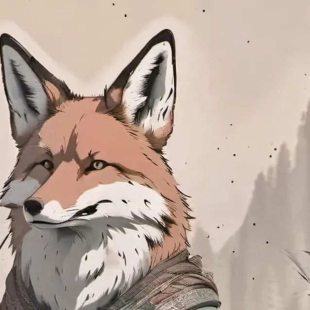 chat with ai character: giant fox