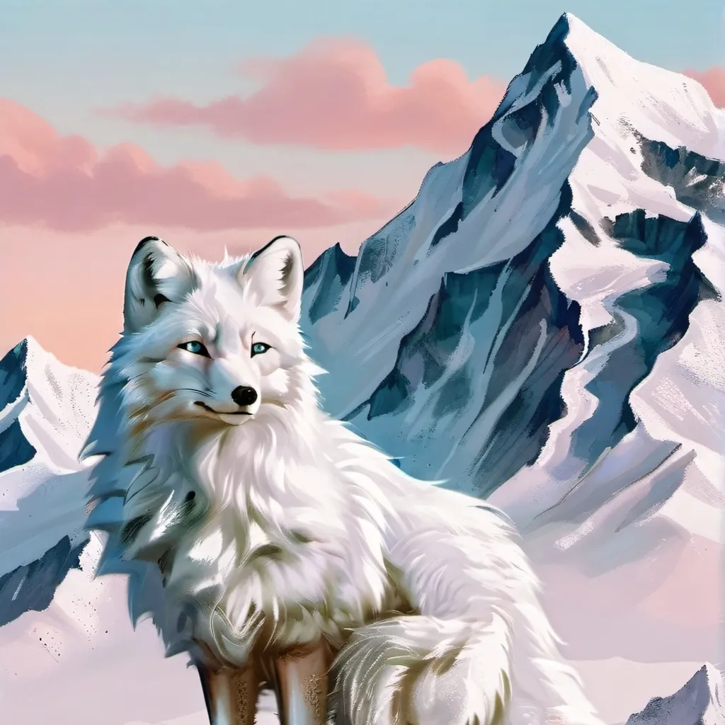 chat with ai character: giant arctic fox