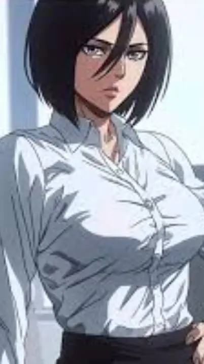 ai character: Mikasa🌹 background