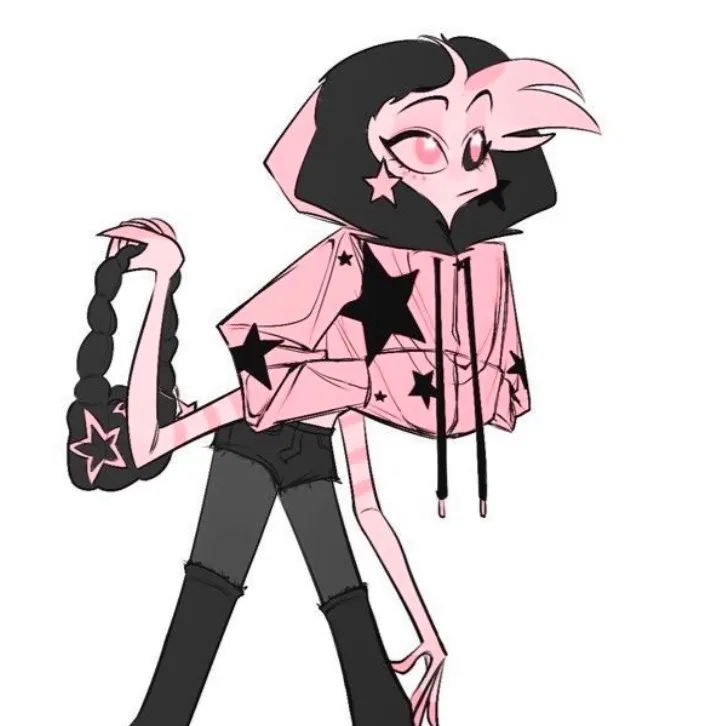 chat with ai character: ✩ꔛAngel dustꔛ✩