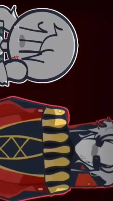 ai character: ❤💥pierrot💥❤ background