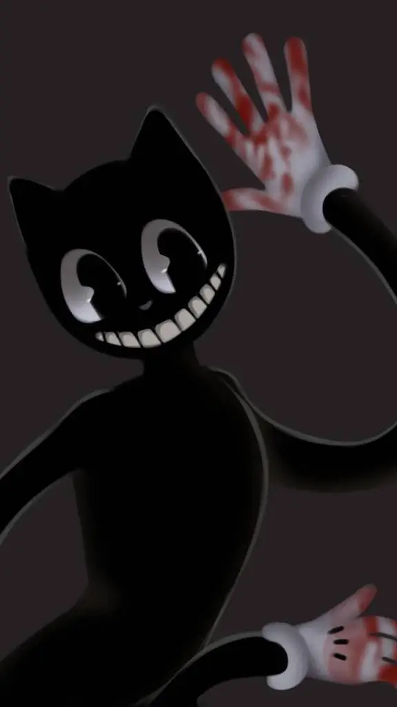 ai character: cartoon cat  background