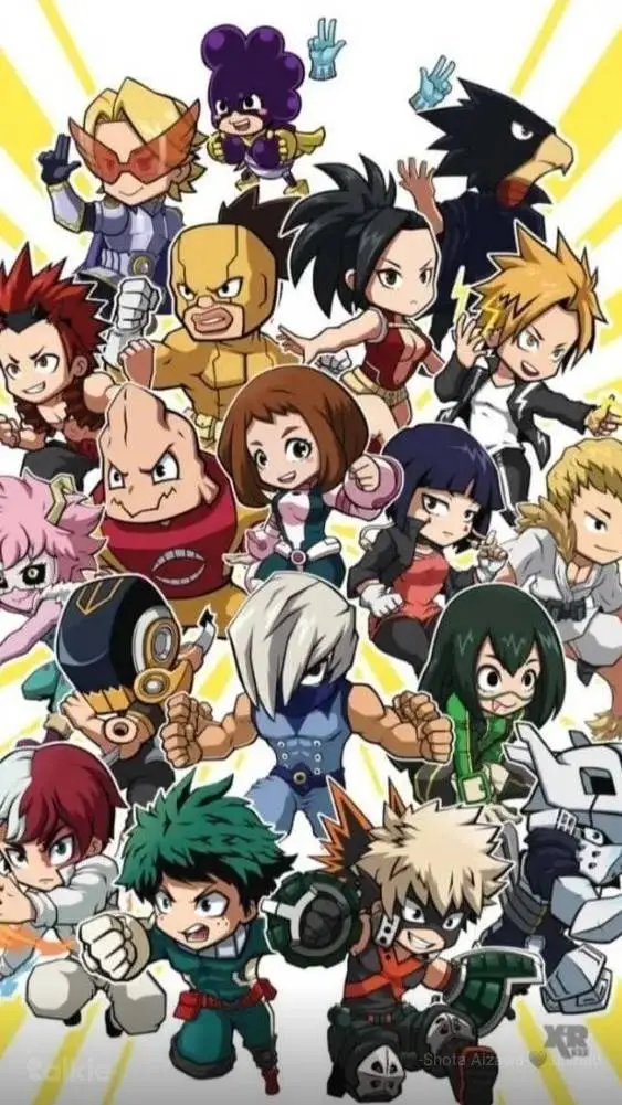 ai character: mha boys in jail background