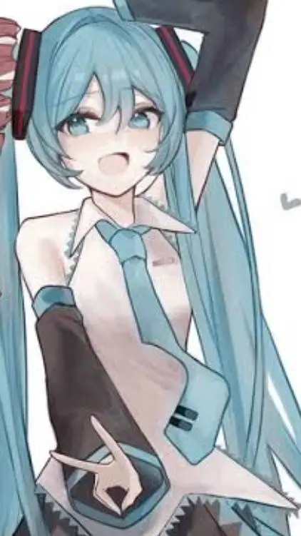ai character: miku💖 background