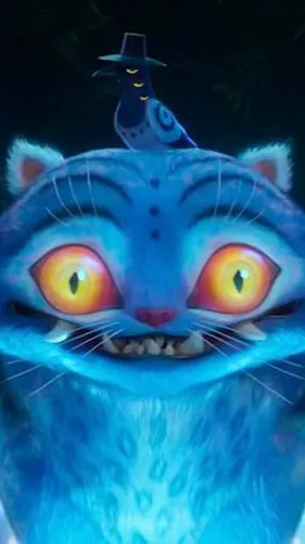 ai character: Derpy tiger background