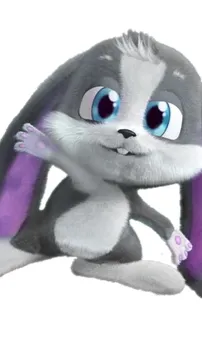 ai character: Schnuffel bunny background