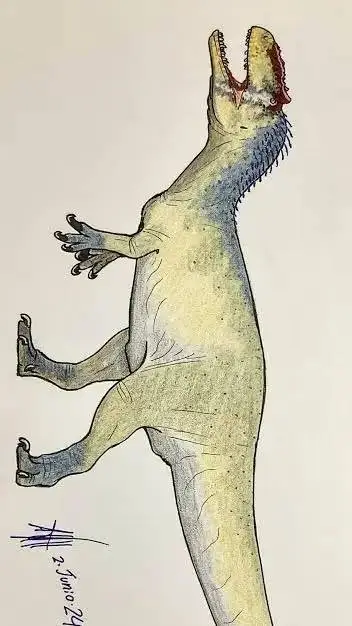 ai character: allosaurus  background