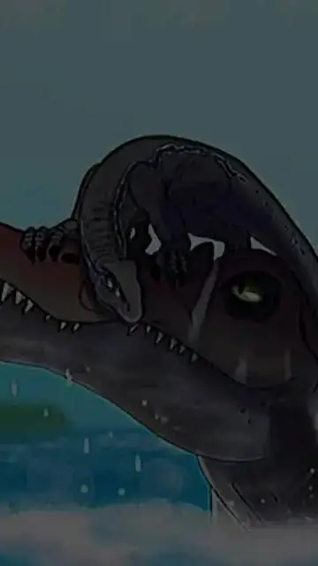 ai character: blue x spino  background