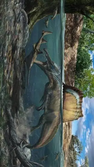 ai character: spinosaurus  background