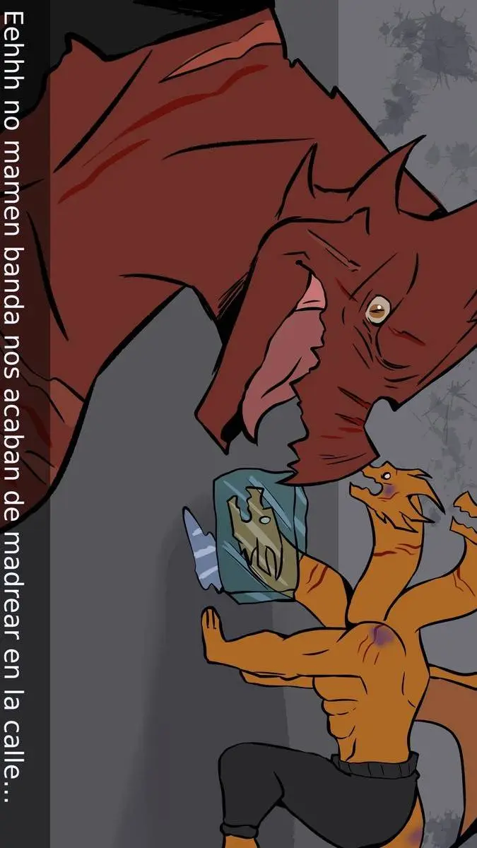 ai character: gidorha x rodan background