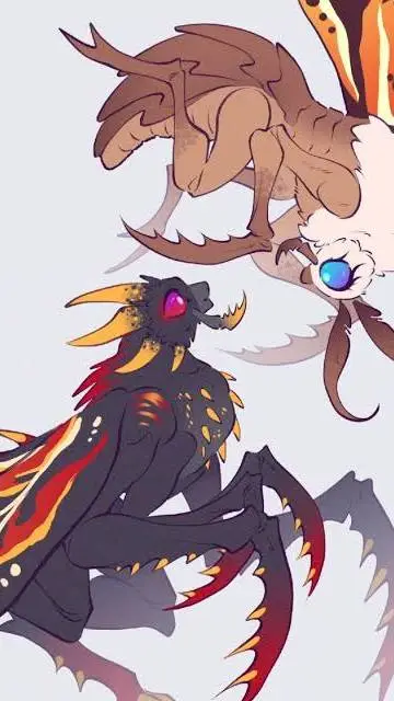 ai character: battra x mothra  background