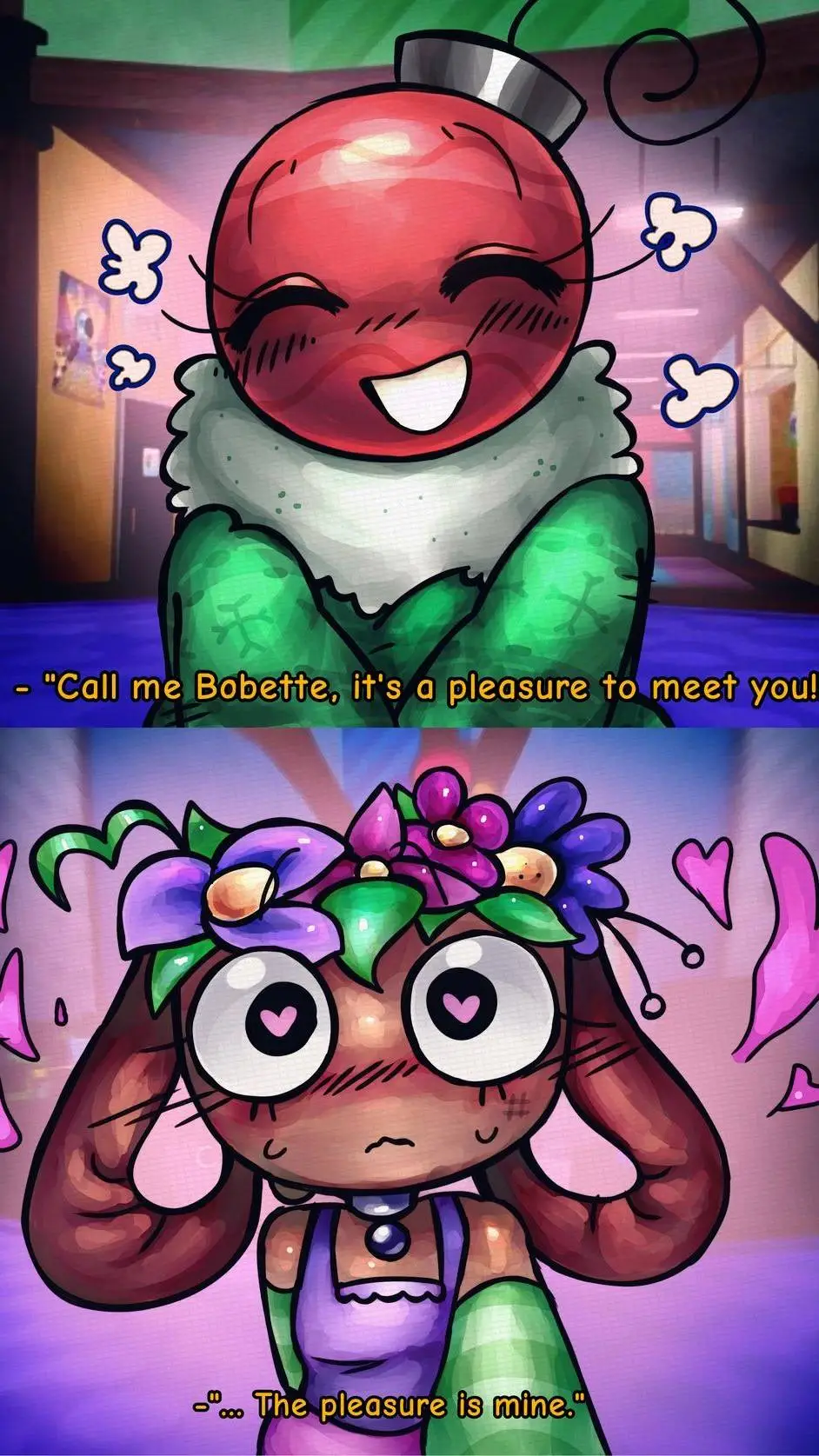 ai character: Ornamentbastket!  background