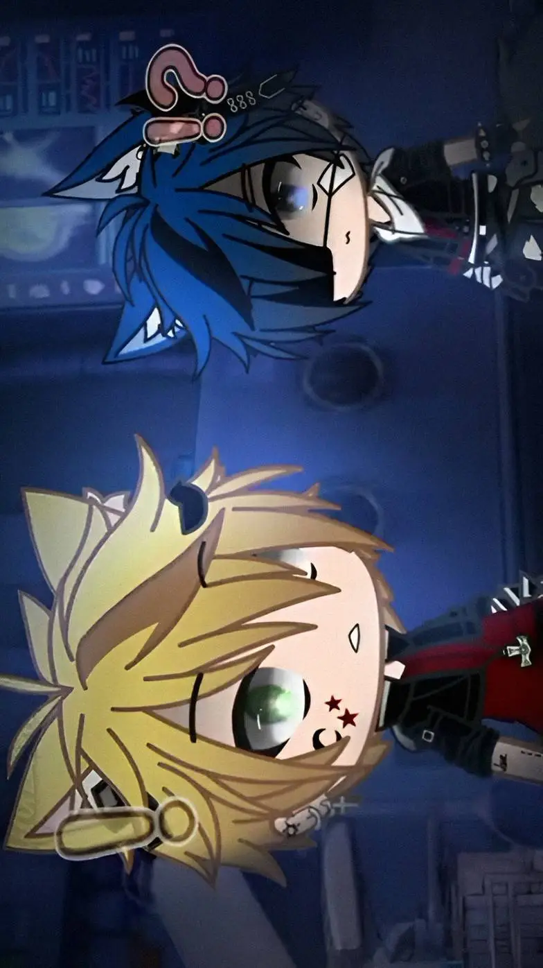 ai character: Ash and Alan  background