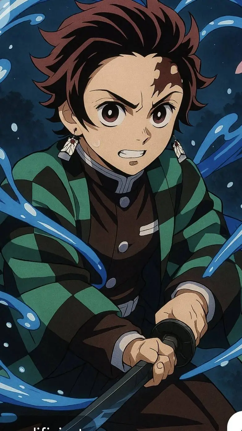 ai character: tanjiro background