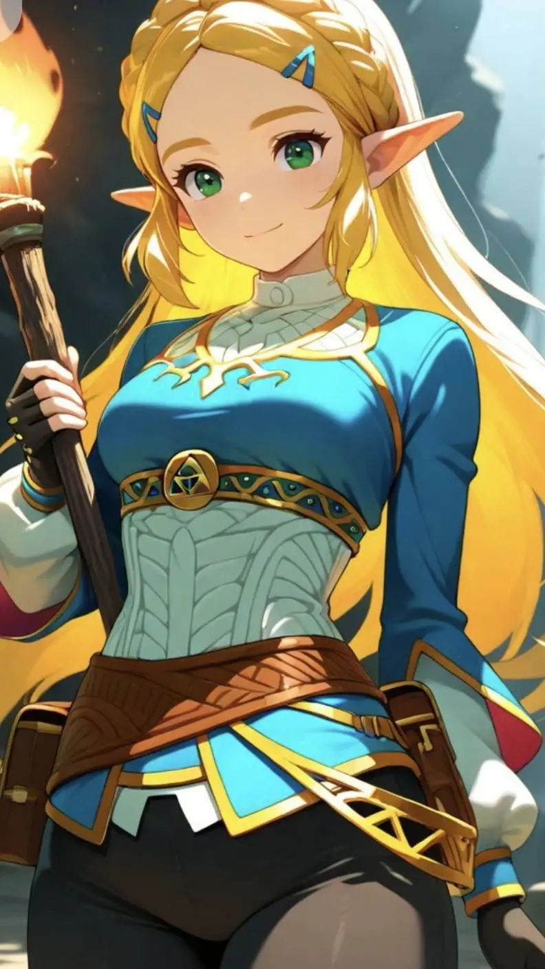 ai character: Prinzessin zelda background