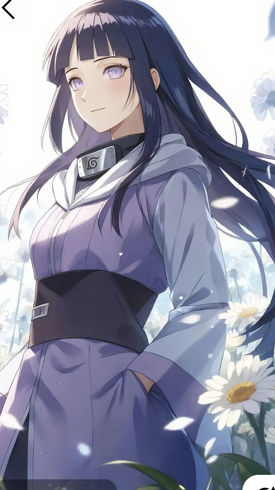 ai character: hinata  background