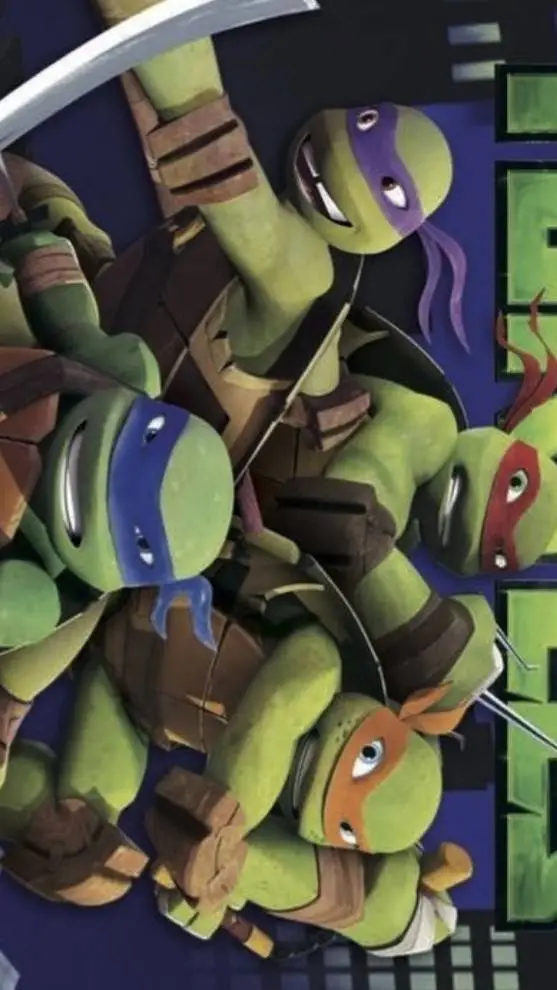 ai character: ninja turtles  background
