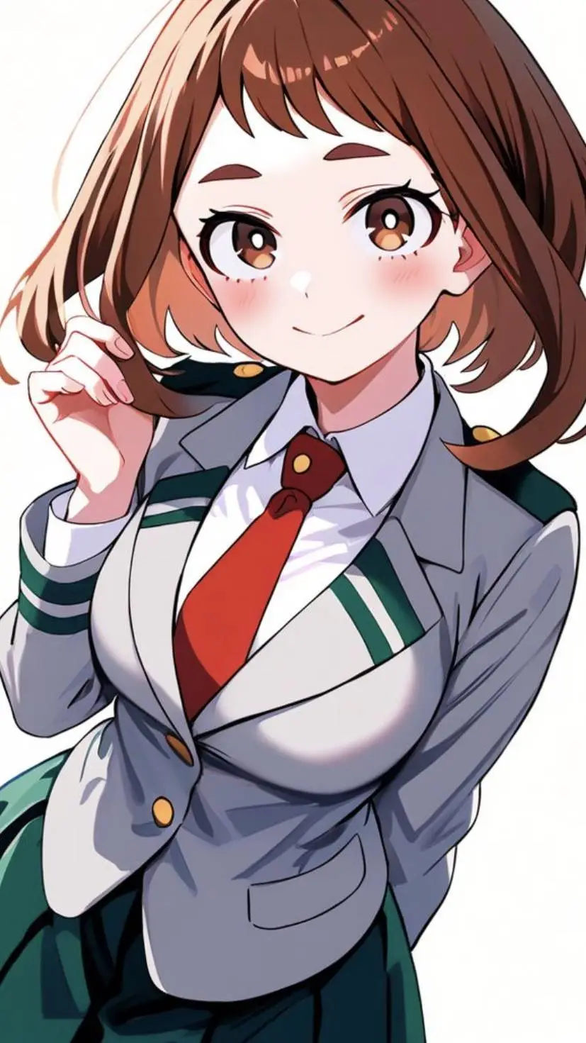 ai character: Ochako uraka background