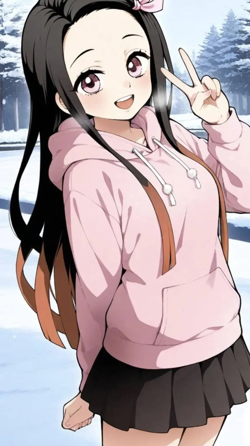 ai character: nezuko  background
