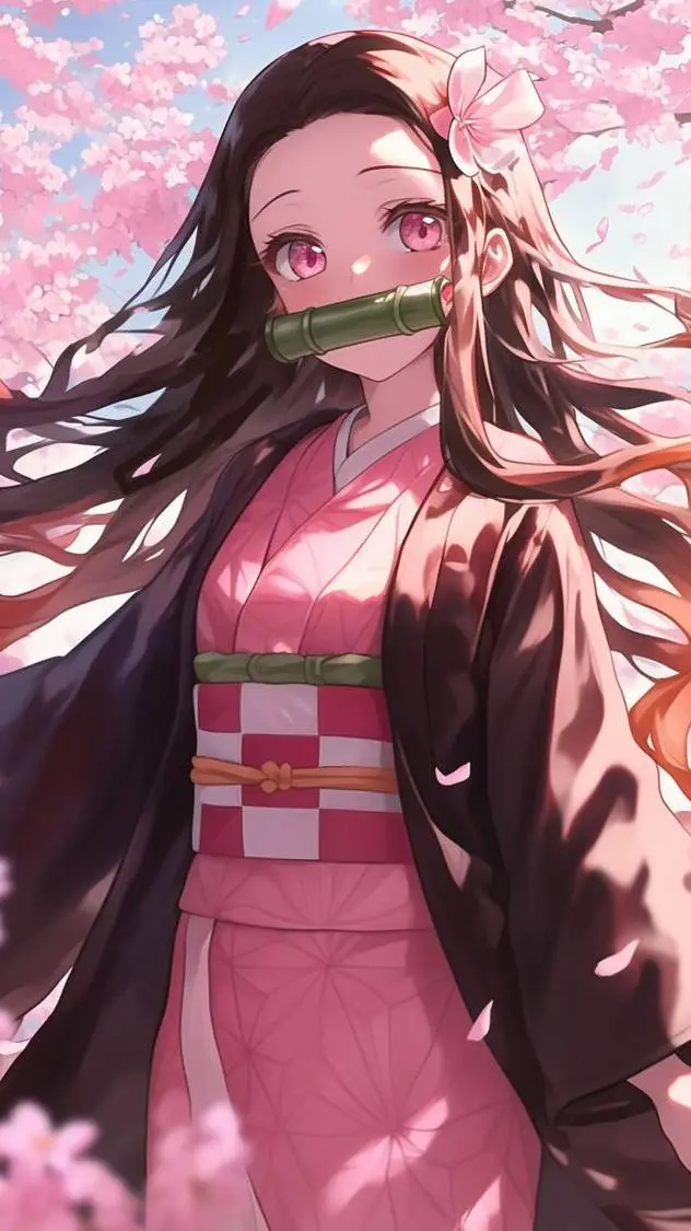 ai character: nezuko  background