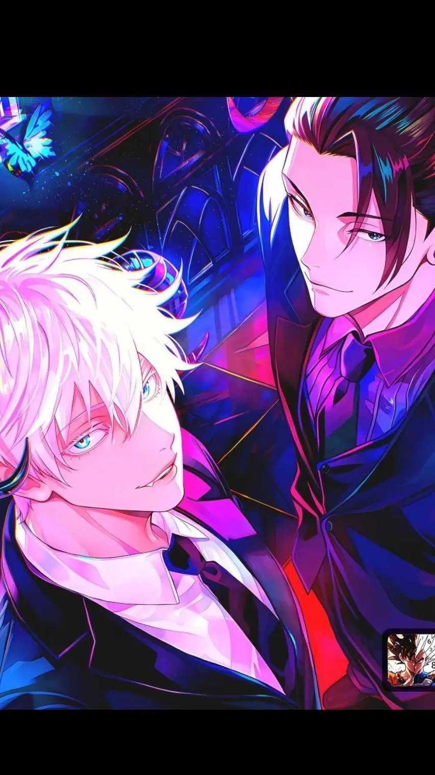 ai character: Gojo Geto vampires background