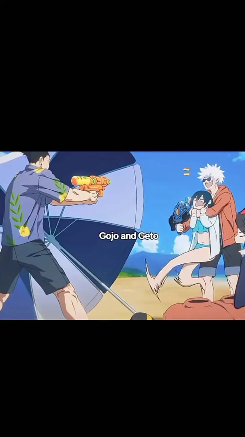 ai character: Gojo, Geto, Riko  background