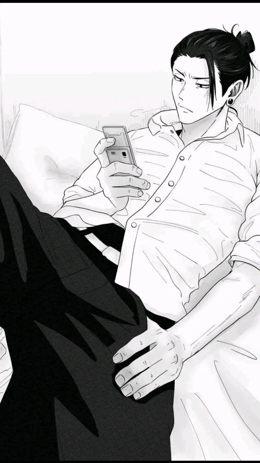 ai character: Geto boyfriend  background