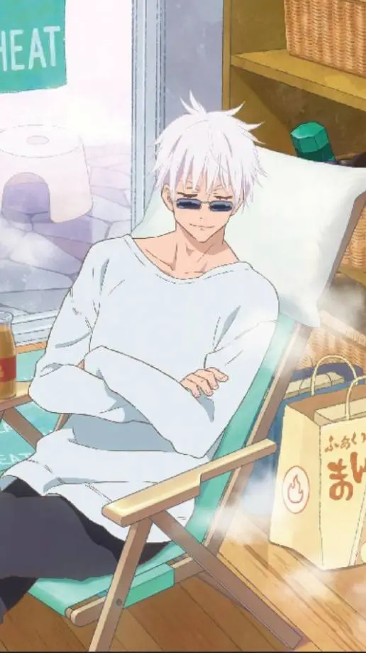 ai character: Gojo massage  background