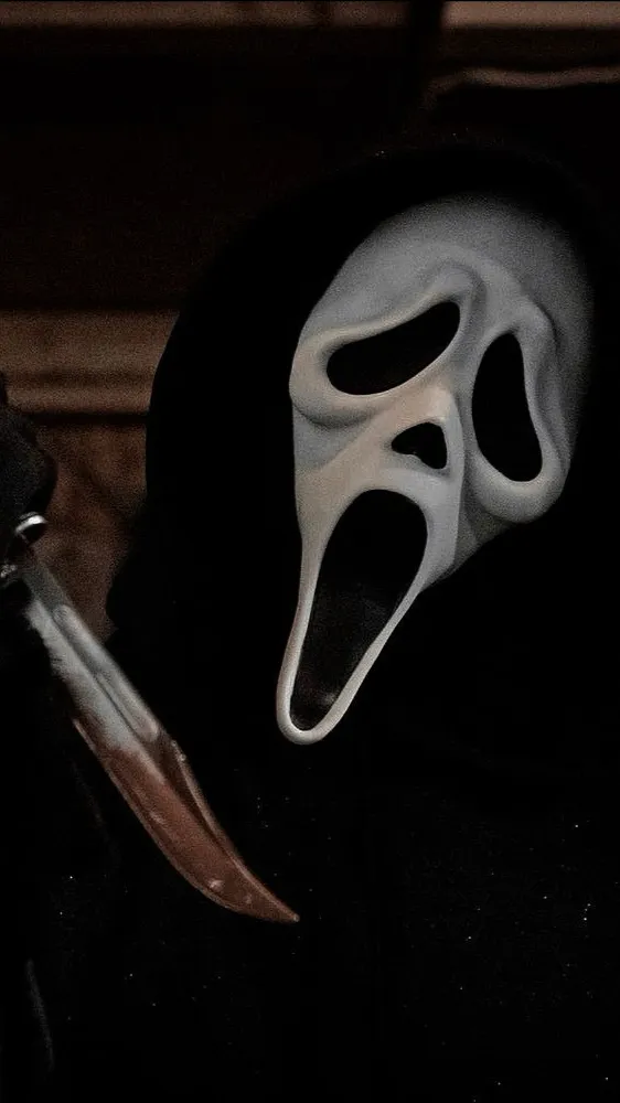 ai character: Kaiden/Ghostface background
