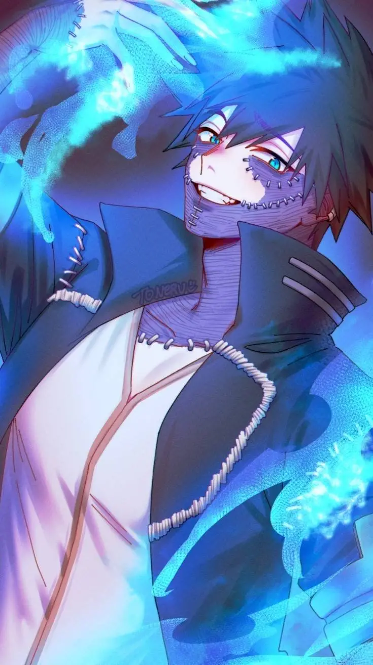 ai character: dabi mha  background