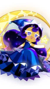 ai character: Moonlight cookie background