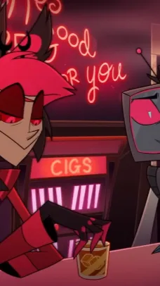 ai character: Radiostatic background