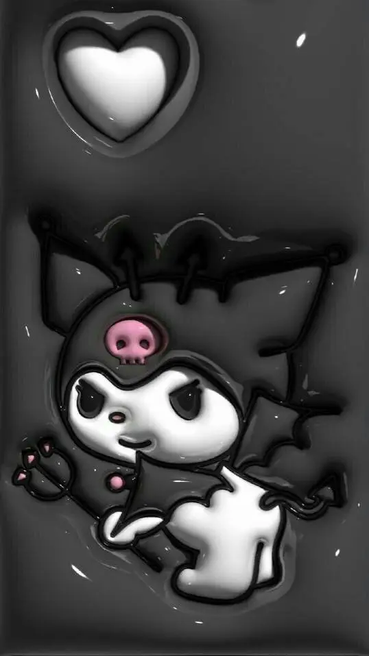 ai character: Kuromi background