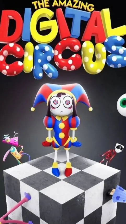 ai character: Digital circus🎪 background
