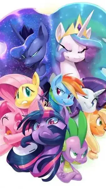 ai character: MLP vida real background