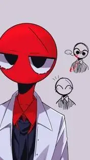 ai character: ~•red•~ background
