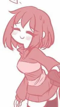 ai character: Frisk female background