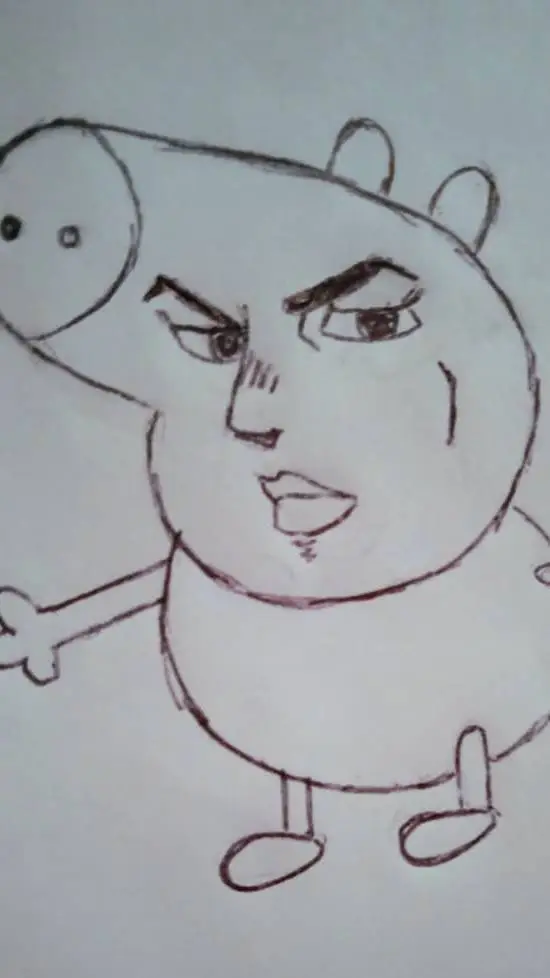 ai character: george cerdito background