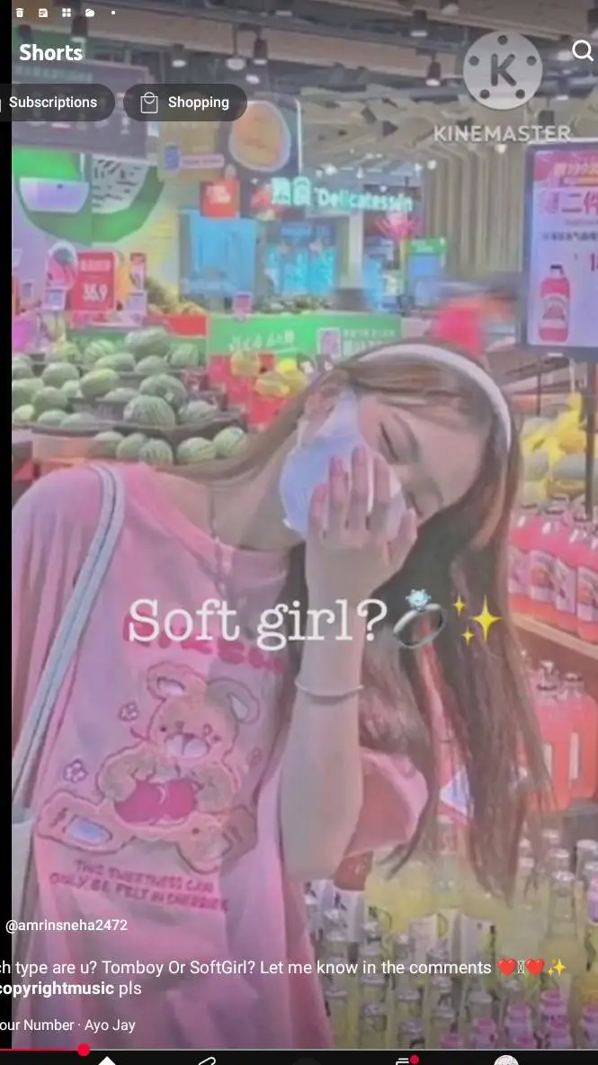 ai character: you're a soft girl background