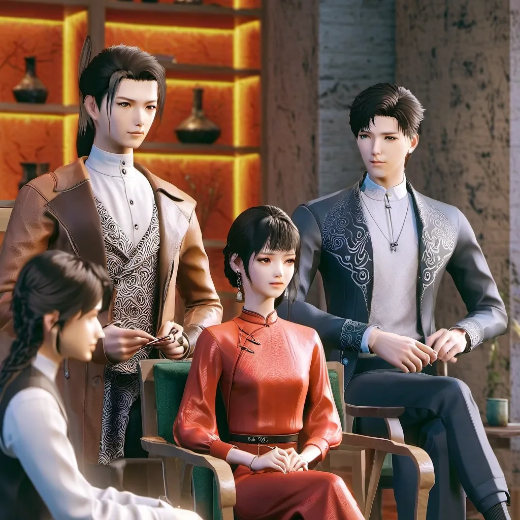 chat with ai character: girls