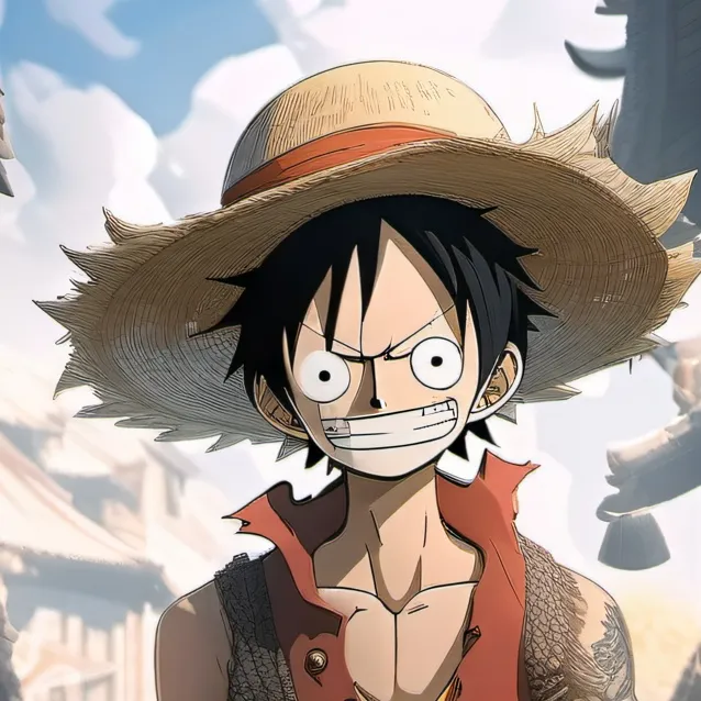 chat with ai character: luffy