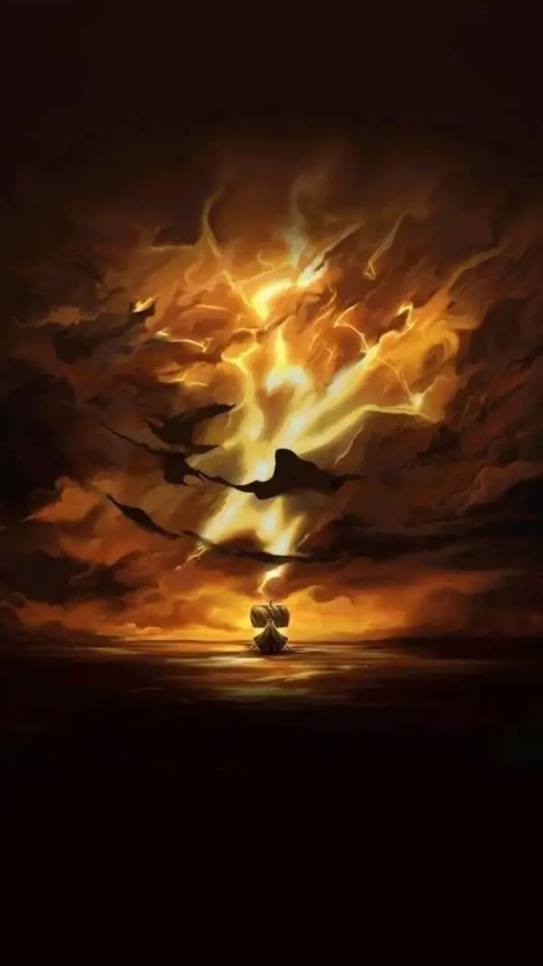 ai character: Thunder Bringer ⚡ background