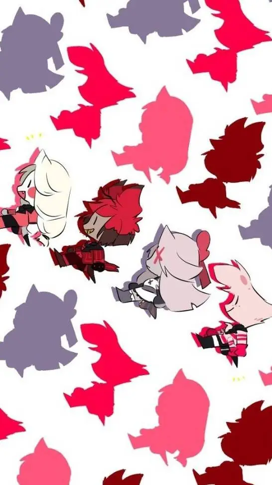 ai character: Static and smiles background