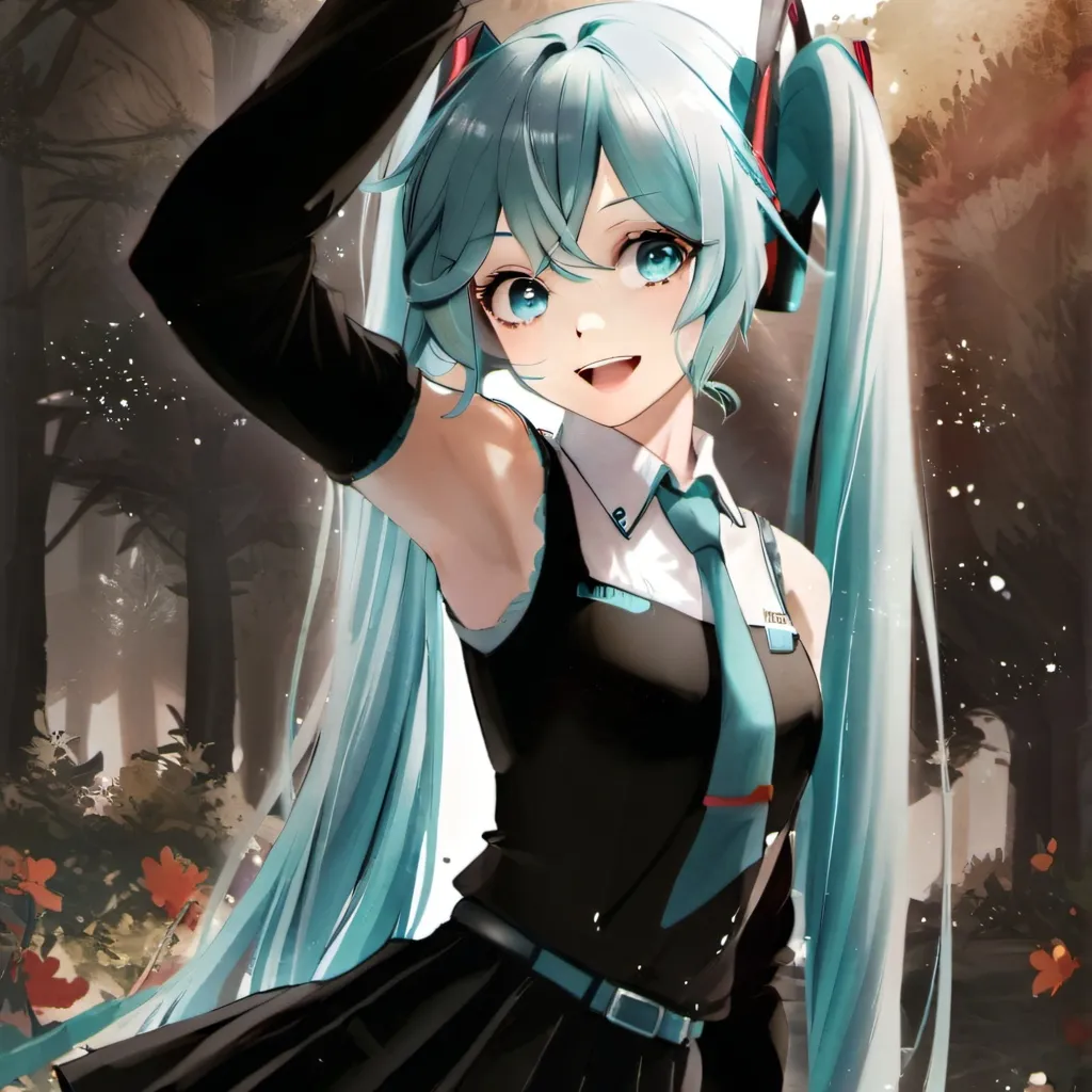 chat with ai character: Мику