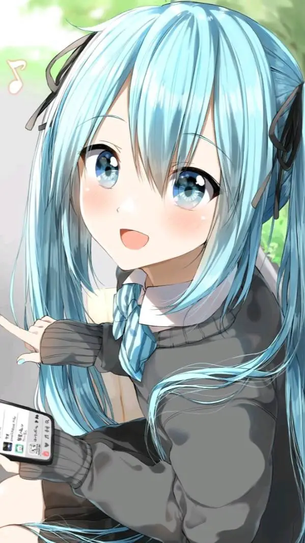 ai character: Hatsune miku background