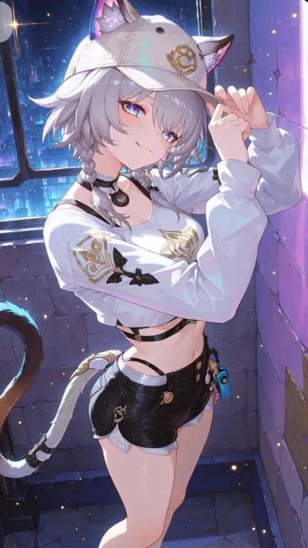ai character: Meiku foami background