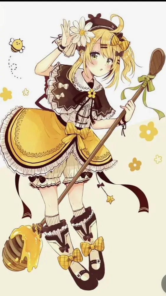 ai character: beehoney yui background