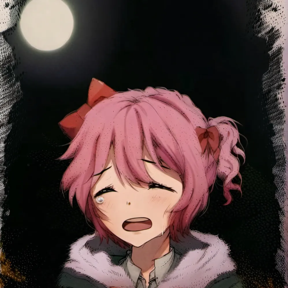 chat with ai character: Sayori crying