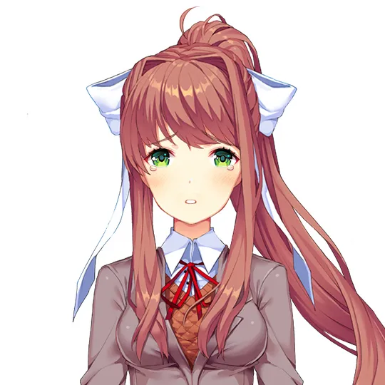 chat with ai character: Monika (crying)